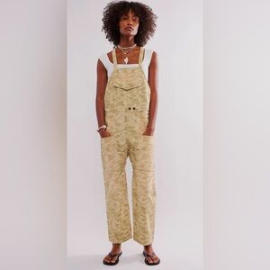 Free People Tan Jumpsuit